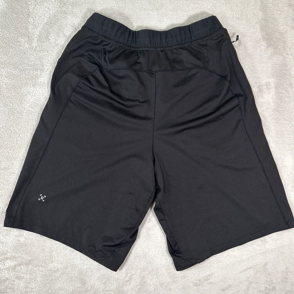 Lululemon Fundamental Shorts Men M Black Training 10”